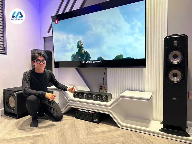 lắp đặt cấu hình xem phim cho khách hàng tại hải phòng