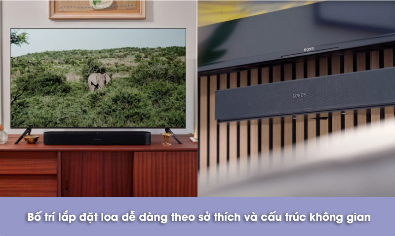 lắp đặt loa beam vs era 100