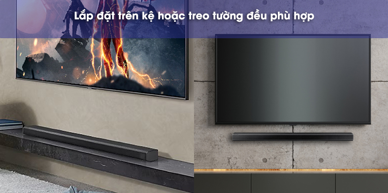 lắp đặt loa hw q70t