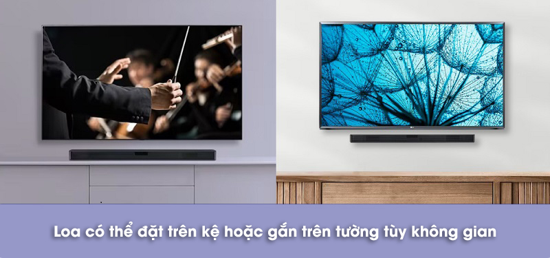 lắp đặt loa thanh lg sl4