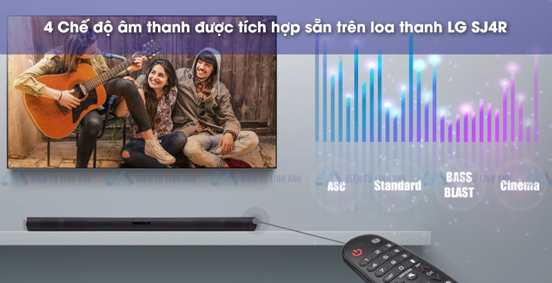 lg sj4r có các chế độ âm thanh