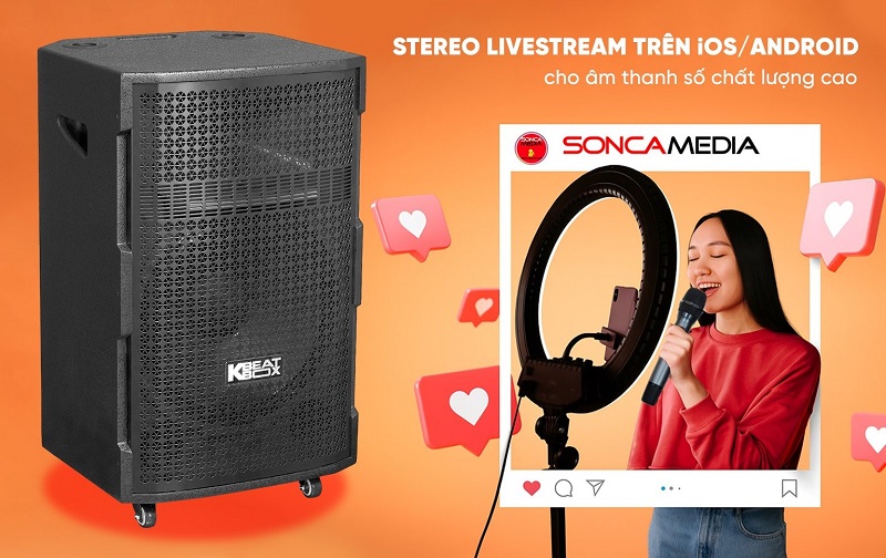 livestream trên loa cs393neo