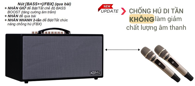 Loa karaoke di động Acnos CS450SR