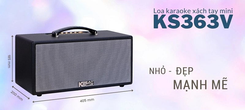 Loa Acnos KS363V thiết kế