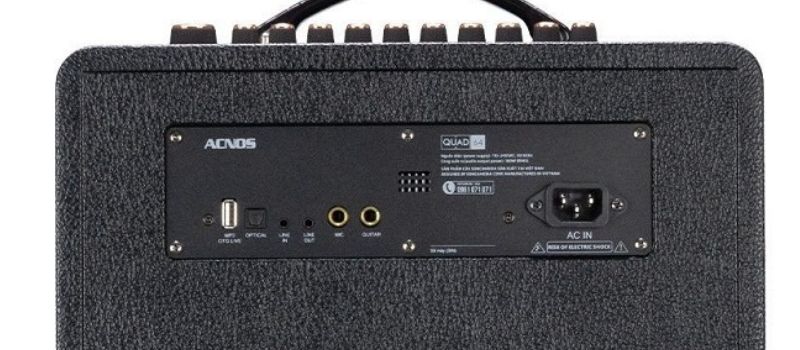 loa acnos quad 64 ver 2 kết nối