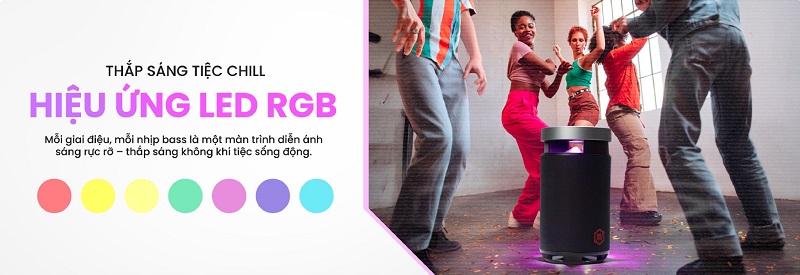 loa alpha works studio 110 hiệu ứng đèn led