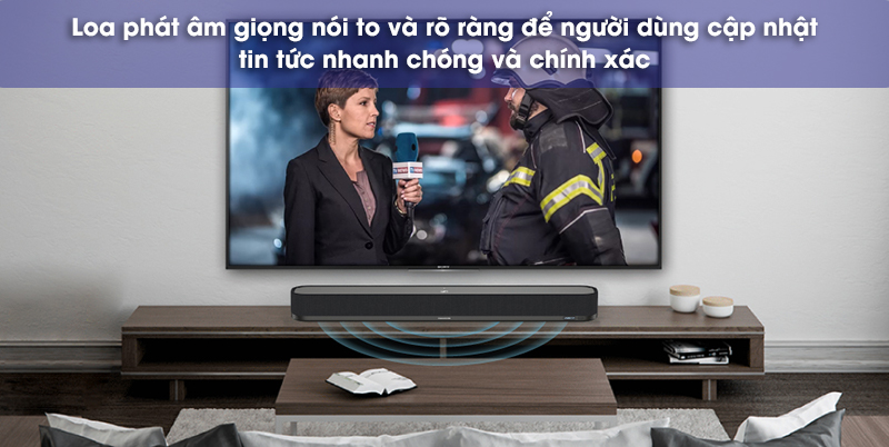 loa ambeo mini trải nghiệm xem tv