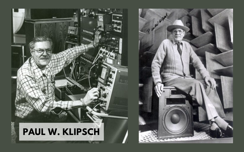 nhà sáng lập thương hiệu klipsch Paul W. Klipsch