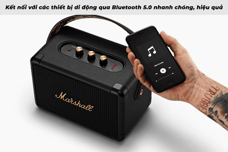 loa di động marshall kilburn 2 kết nối bluetooth