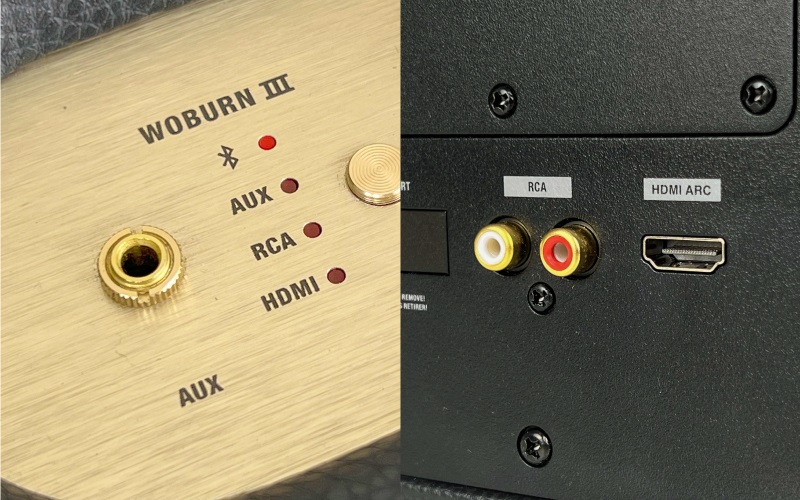 loa cắm điện marshall kết nối