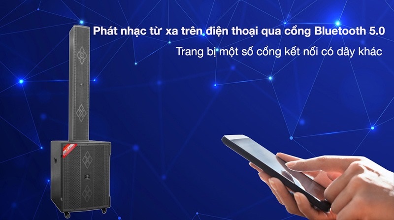 bộ loa dalton la8-s118 và la8-f605 kết nối linh hoạt
