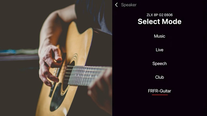 loa electro voice zlx-8p-g2 chế độ âm thanh