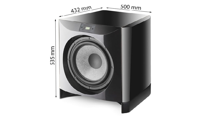 Loa Focal Sopra SW 1000 Be kích thước