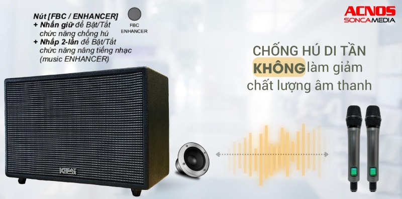 loa hinet 3600 gen 2 chống hú