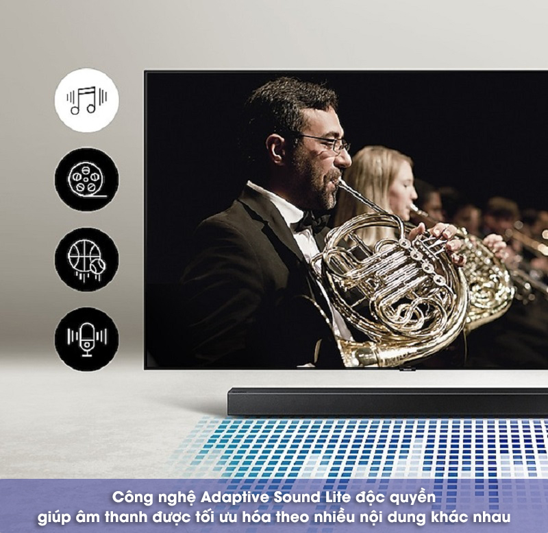 loa hw a450 công nghệ adaptive sound lite