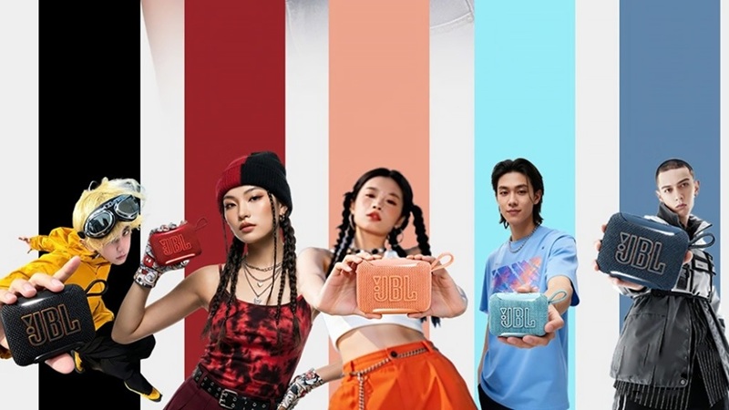 loa jbl go 5 ra mắt nhiều màu sắc