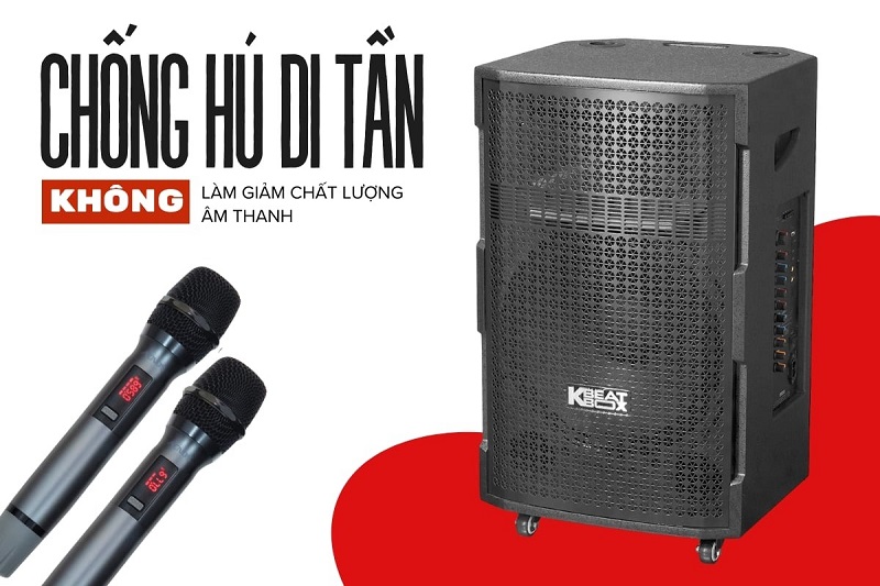 loa karaoke acnos cs393neo chống hú