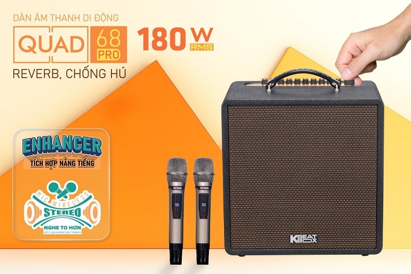 loa karaoke acnos quad 68 pro