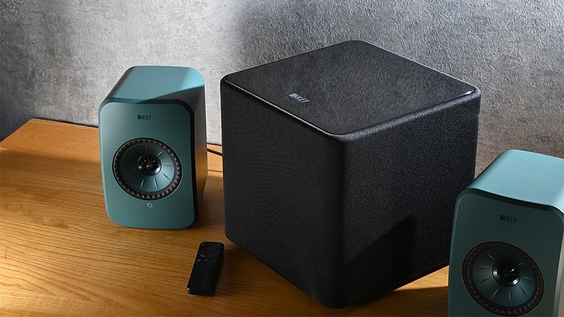 loa kef kube 8 mie kết nối dễ dàng
