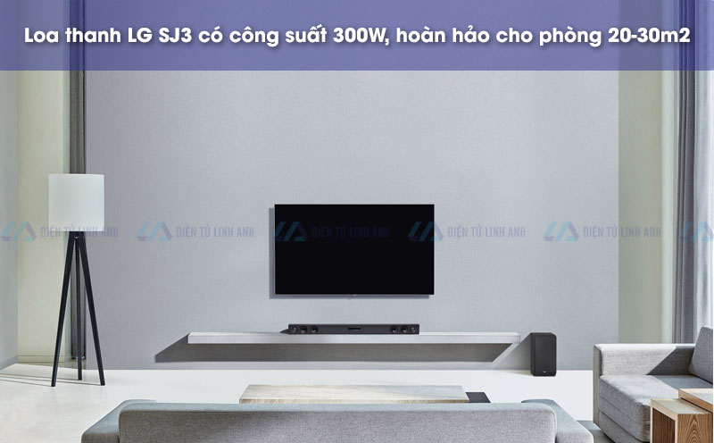LG SJ3 có công suất 300W