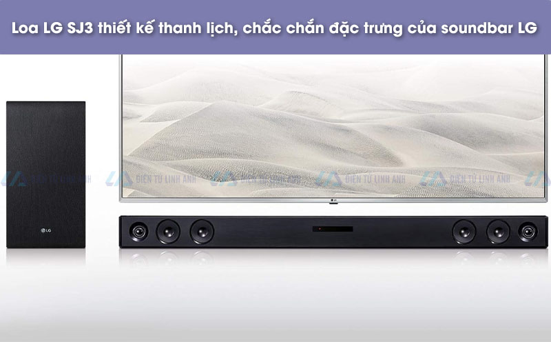 thiết kế Loa thanh LG SJ3