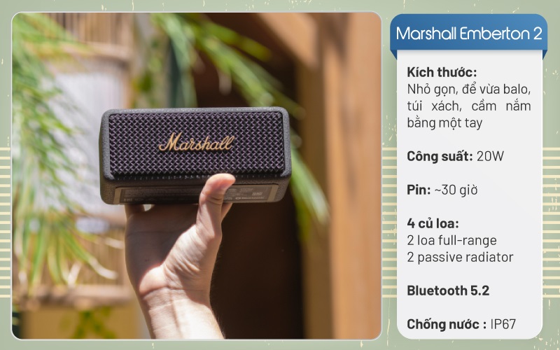 loa marshall di động emberton 2