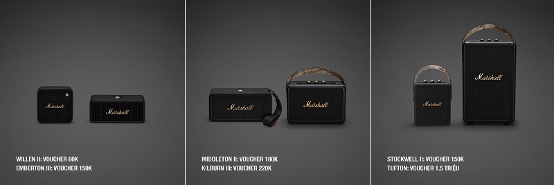 loa marshall ưu đãi lớn