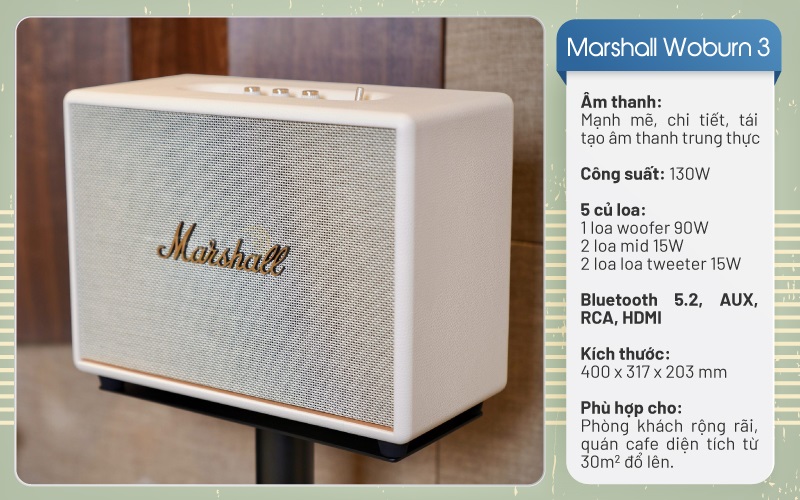loa marshall woburn 3 cao cấp nhất