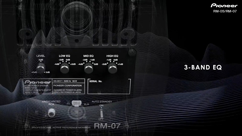 loa kiểm âm pioneer rm-07 kiểm soát dễ dàng