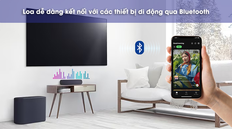 loa qp5 kết nối bluetooth