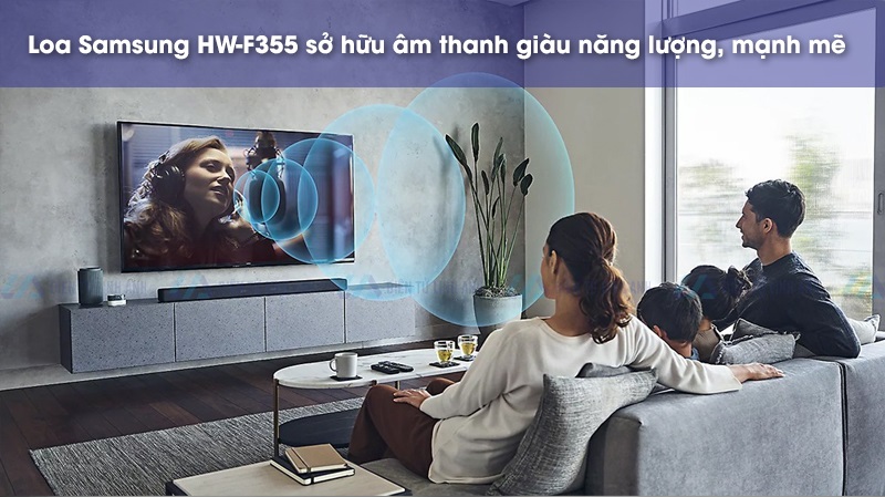 loa thanh hw-f355 thể hiện tốt các dòng nhạc mạnh