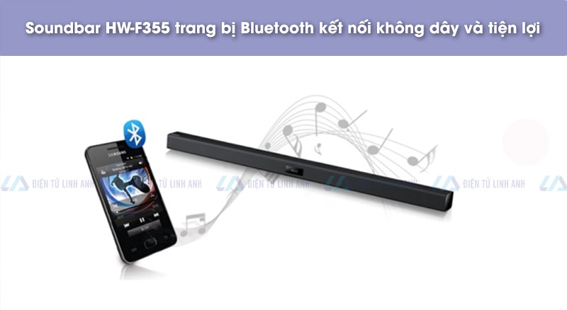 Loa Samsung HW-F355 tích hợp bluetooth