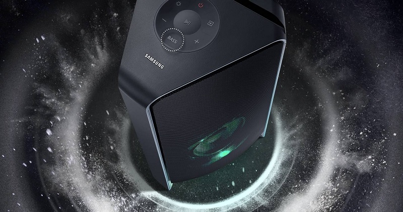 loa samsung mx-t50 với tính năng bass booster