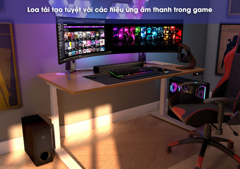 loa sr-c30a chơi game