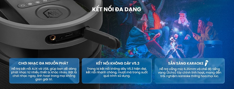 loa studio 110 kết nối