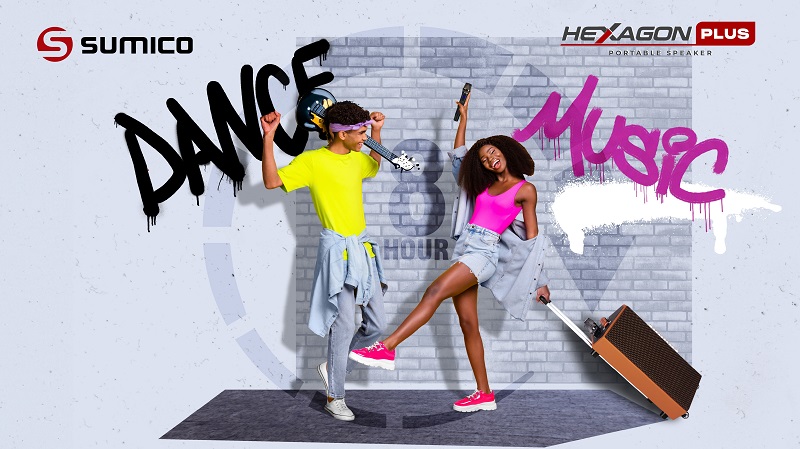 loa sumico hexagon plus với thiết kế độc đáo