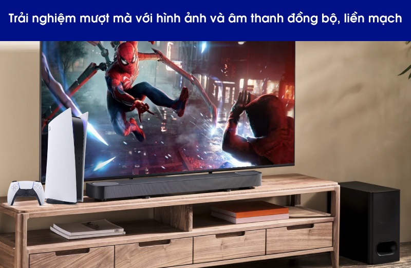 loa thanh bravia theatre bar 6 trải nghiệm với game