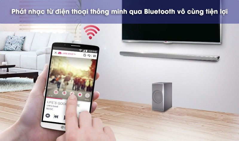 loa thanh sh5 kết nối bluetooth