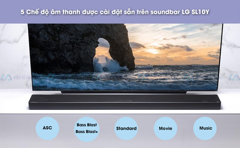 Loa thanh LG SL10Y chế độ âm thanh