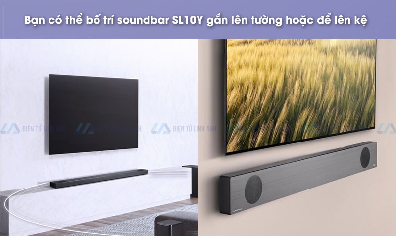 bố trí loa lg sl10y