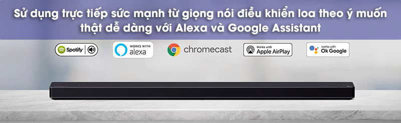 loa thanh sp9a điều khiển trợ lý ảo