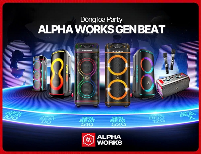 loa tiệc alpha works genbeat