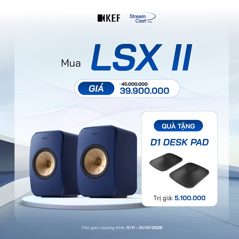 khuyến mãi loa kef lsx 2