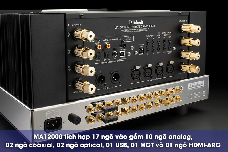 amply mcintosh ma12000 kết nối