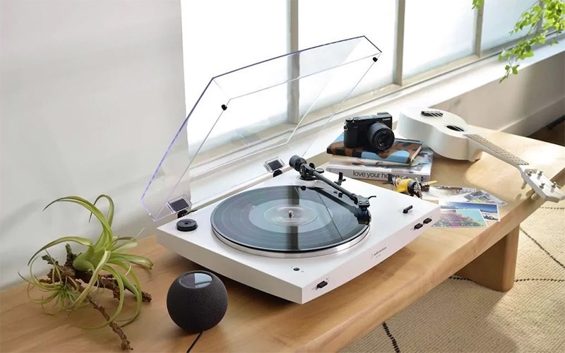 Mâm đĩa than Audio Technica AT-LP3XBT thiết kế nhỏ gọn linh hoạt