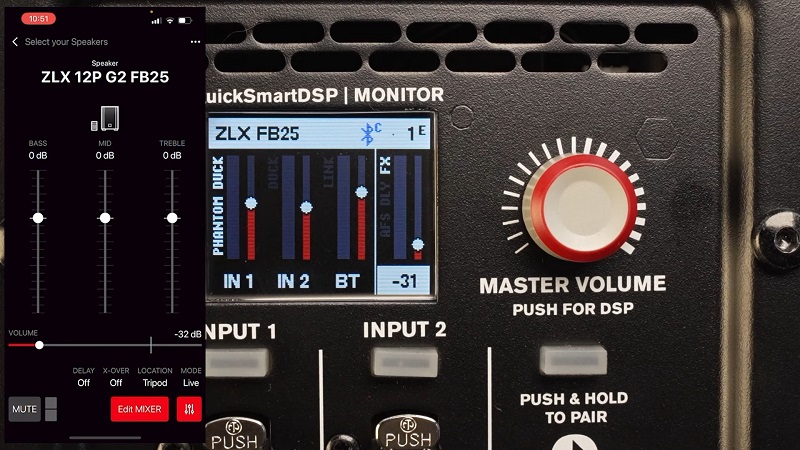 màn hình điều khiển loa electro voice zlx-8p-g2