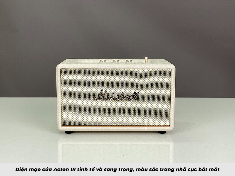 thiết kế của loa marshall acton 3