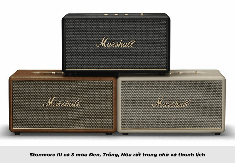 màu sắc loa bluetooth marshall stanmore 3