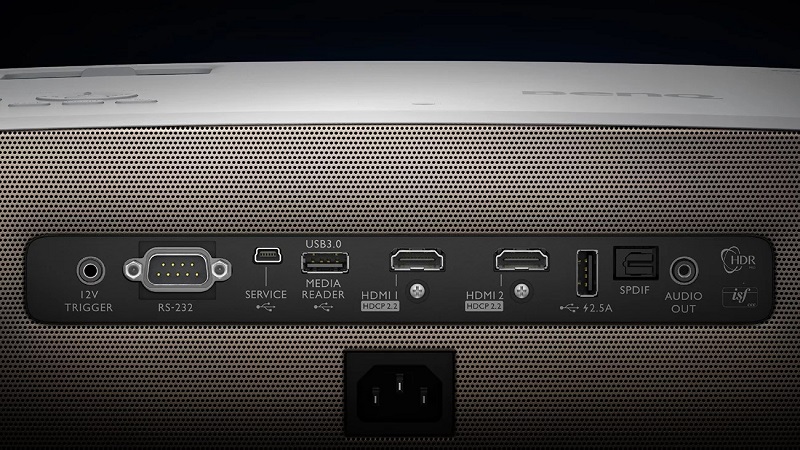 máy chiếu 4k uhd benq w2710i kết nối đa dạng