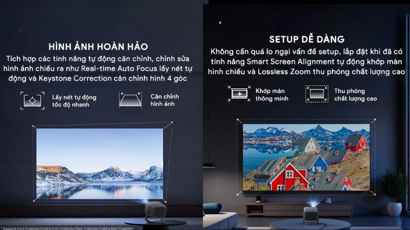 máy chiếu jmgo n1s 4ktiện ích đa dạng